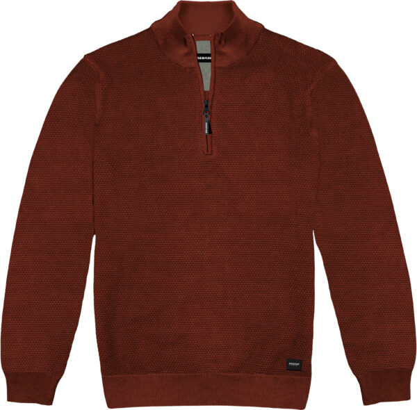 3XL-7XL ΑΝΔΡΙΚΗ ΜΠΛΟΥΖΑ ΠΛΕΚΤΗ HALF ZIP ΑΝΑΓΛΥΦΗ DOUBLE KNIT-67A COOPER