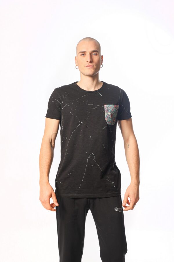 ΑΝΔΡΙΚΟ T-SHIRT PAINT PACO 2331067 BLACK