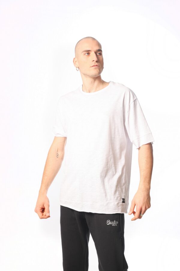 ΑΝΔΡΙΚΟ T-SHIRT FLAMA OVERSIZE PACO 2331070 WHITE