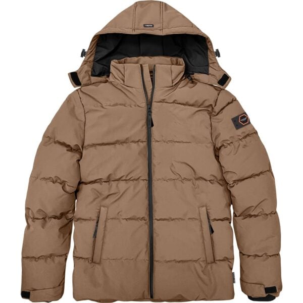 3XL-6XL ΑΝΔΡΙΚΟ PUFFER JACKET DOUBLE MJK-186A CAMEL