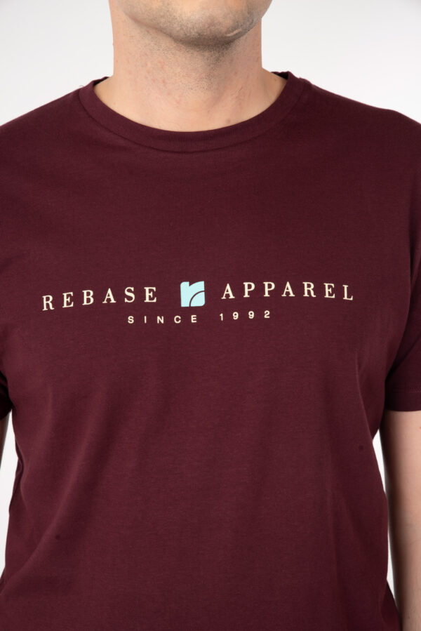 REBASE ΑΝΔΡΙΚΟ T-SHIRT PRINT RTS-260 BORDEAUX