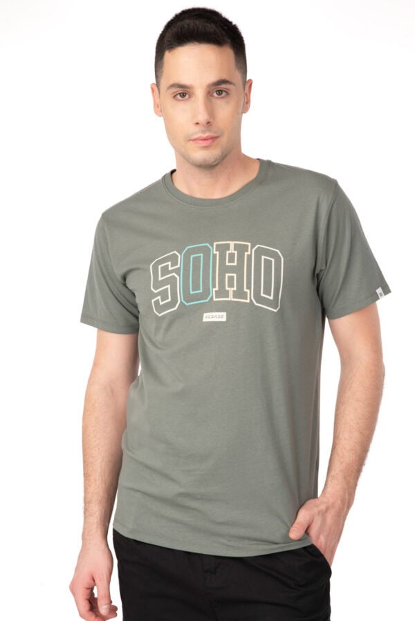 REBASE ΑΝΔΡΙΚΟ T-SHIRT SOHO RTS-263 GREEN