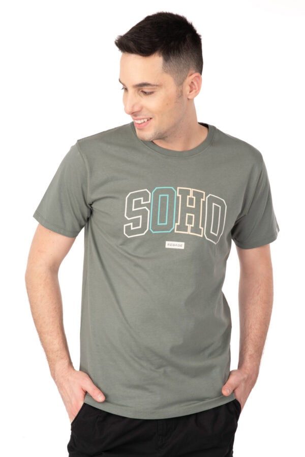 REBASE ΑΝΔΡΙΚΟ T-SHIRT SOHO RTS-263 GREEN