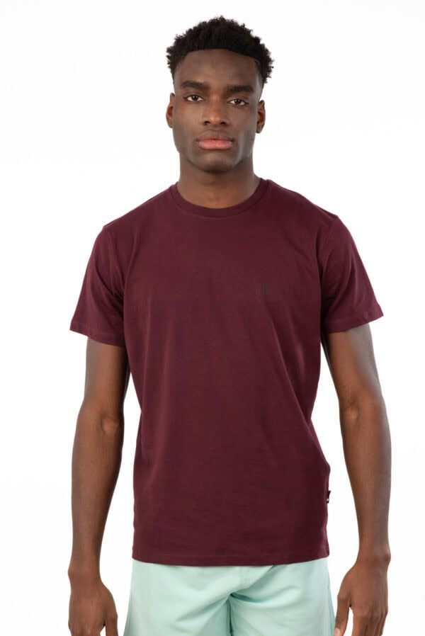 REBASE ΑΝΔΡΙΚΟ T-SHIRT BASIC RTS-287 BORDEAUX