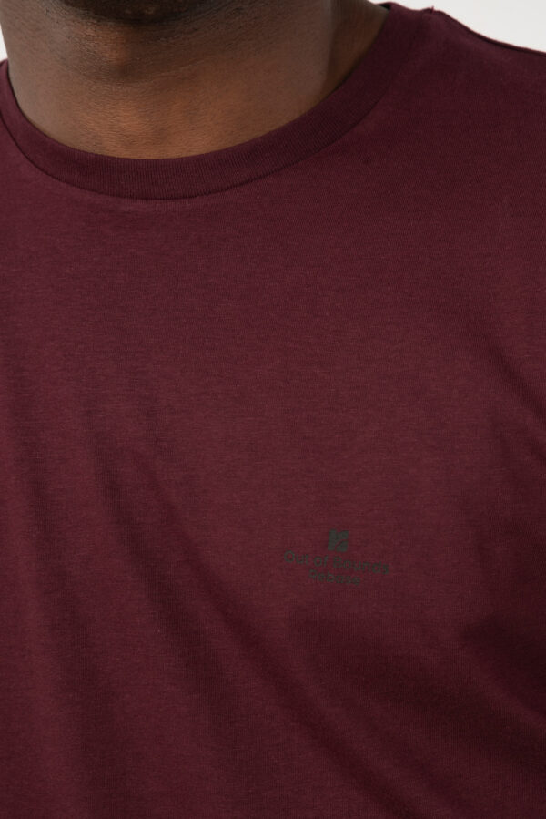 REBASE ΑΝΔΡΙΚΟ T-SHIRT BASIC RTS-287 BORDEAUX