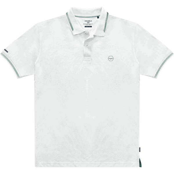 3XL-6XL DOUBLE ΑΝΔΡΙΚΗ ΜΠΛΟΥΖΑ POLO ΚΟΝΤΟΜΑΝΙΚΗ PS-307SA WHITE