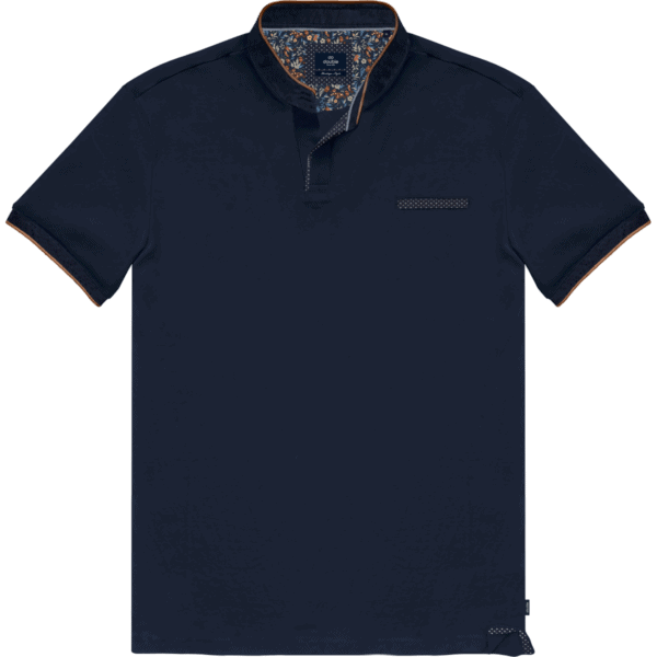 3XL-6XL DOUBLE ΑΝΔΡΙΚΗ ΚΟΝΤΟΜΑΝΙΚΗ ΜΠΛΟΥΖΑ POLO ΜΑΟ PS-313SA NAVY