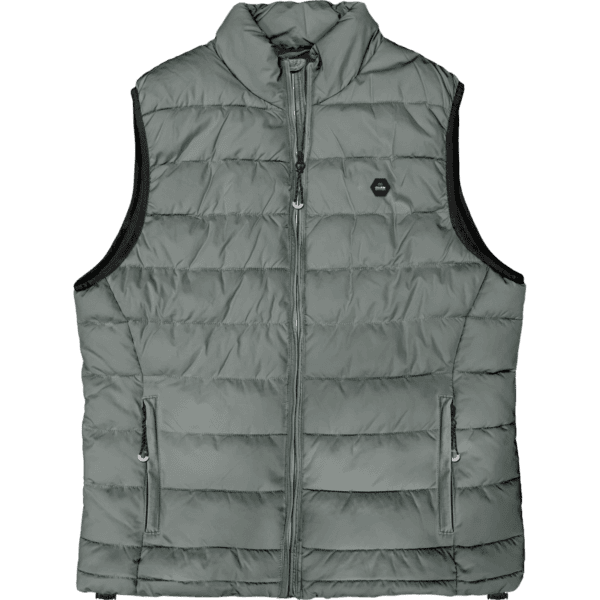 DOUBLE 4XL-6XL ΑΝΔΡΙΚΟ ΑΜΑΝΙΚΟ ΜΠΟΥΦΑΝ PUFFER LIGHT SMJK-022A GRAY