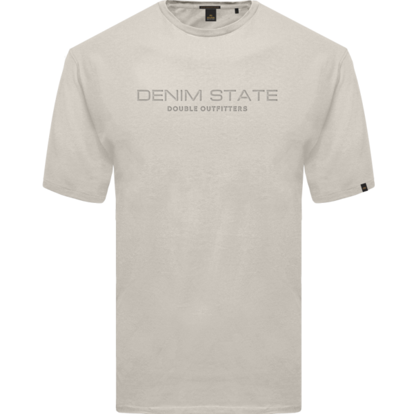 PLUS SIZE ΑΝΔΡΙΚΟ ΒΑΜΒΑΚΕΡΟ T-SHIRT ΑΝΑΓΛΥΦΟ DOUBLE TS-9018Α ICE-GRAY